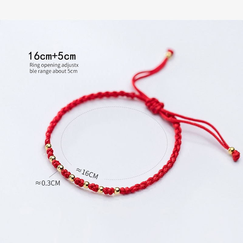 La Monada Roten Faden Für Hand 925 Sterling Silber frauen Armbinde rot Faden Schnur Seil Armbänder Für Frauen Silber 925 Gold