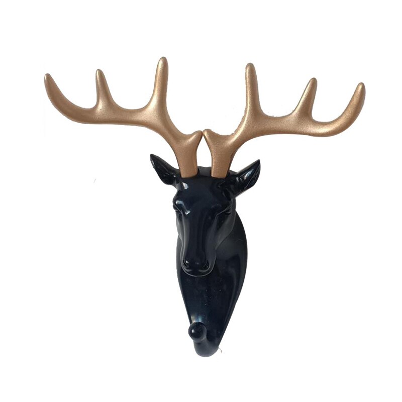 Perchero con cabeza de Animal montado en la pared, Perchero de pared, caballo, jirafa, alce, elefante, gancho decorativo para decoración de habitación, accesorio de baño