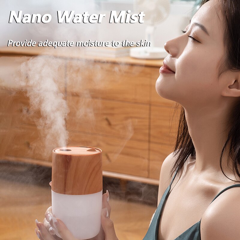 2022 Humidifier Jellyfish Aromatherapy Humidifiers Diffusers 360ML USB Diffuser with Colorful Night Light Humidificador