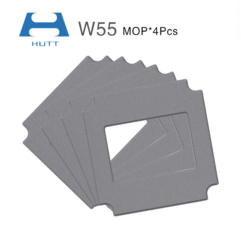 Original XIAOMI MIJIA HUTT W55 W66 DDC5 DDC55 Part Pack Electric Window Cleaner Robot MOP Spare Parts Kits: W55 Mop 4pcs