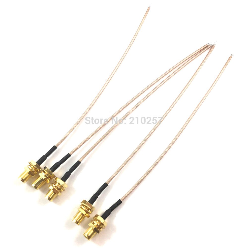 5pcs Sma Female Jack to Open End Connector 15cm RG178 Extension Cable Cord For 3G Network