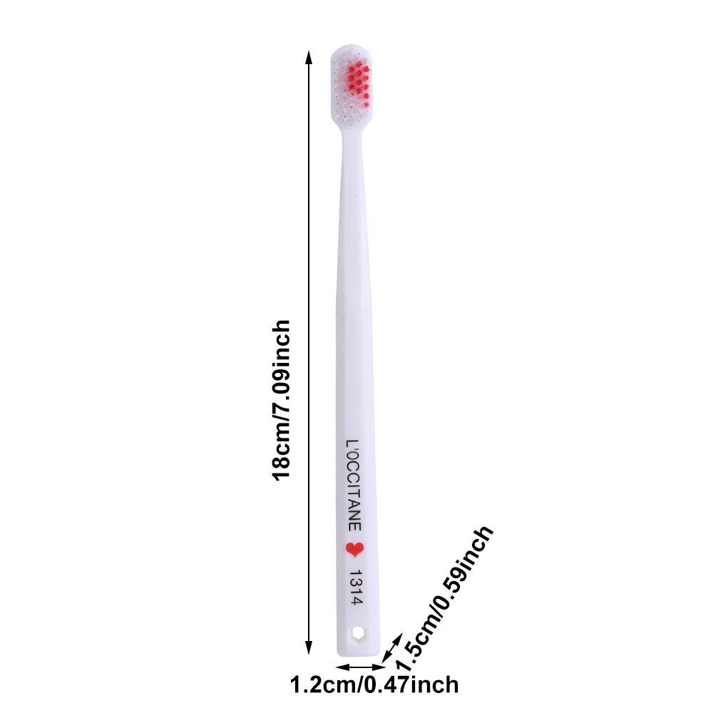 2Stck Erwachsene Zahnbürste Paar Freunde Familys Weichen borsten SchöNe Herz Umweltfreundliche Zahn Pflege Oral Hygience Gesundheit Pflege