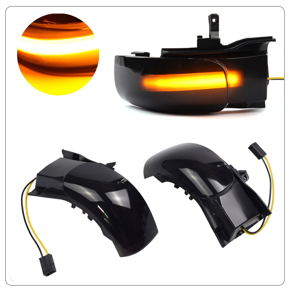 2x Für VW Touran 1T1 1T 2 2003 2004 2005 2006 2007 Dynamische Blinker LED Blinker Licht Seite lampe pfeil spiegel anzeige: Gelb