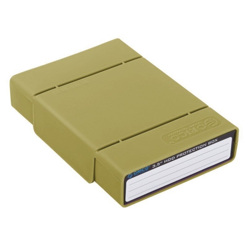 PHP-35 verde do exército hdd gabinete 3.5 polegada sata hdd caso proteger caixa de capa