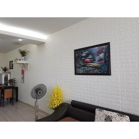 Itseliimautuva valkoinen seinäpaneeli 3d 439737185