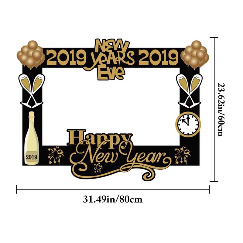 Picture Frames Props Selfie Photo Shoot Frames Xmas Photo Booth Props Party Supplies Decorationsr For Year