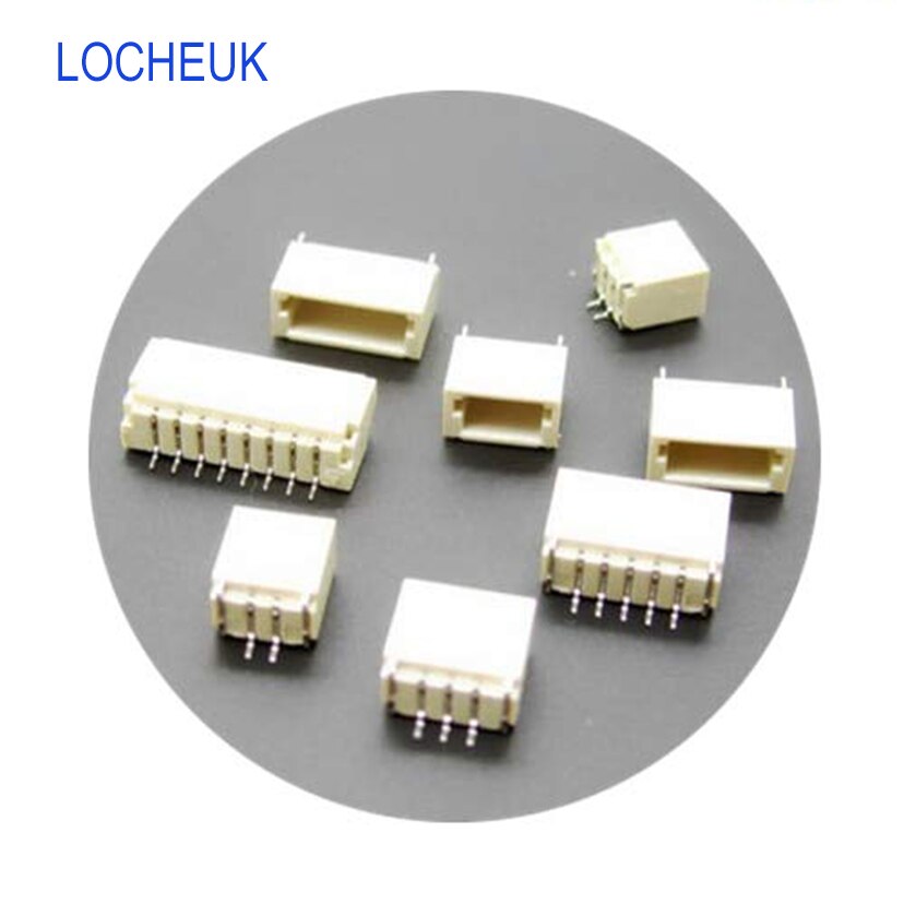100Pcs SH1.0 1.0 AWD Horizontal Patch SMD Pitch 1.0MM Connector SMT Needle Socket 2P 3P 4P 5P 6P 8P 9P 10P Pin Header