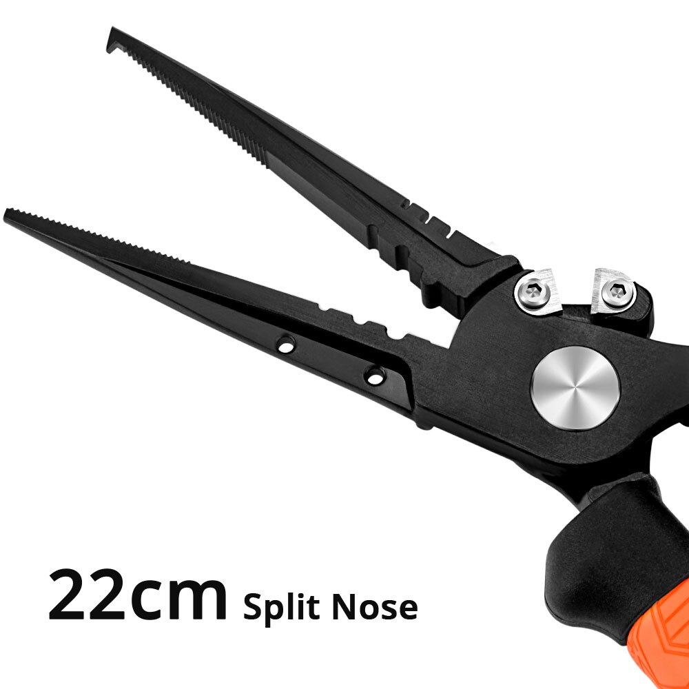 KastKing Speed Demon Pro Fishing Pliers 420 Stainless Steel Fishing Tools Saltwater Fishing Gear Tungsten Carbide Cutters: WHITE