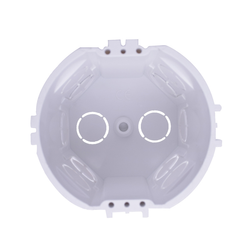 EU Standard, Wall Round Mounting Box, Internal Cassette, Wiring Box, White Back Box For EU Switches and Sockets: Default Title