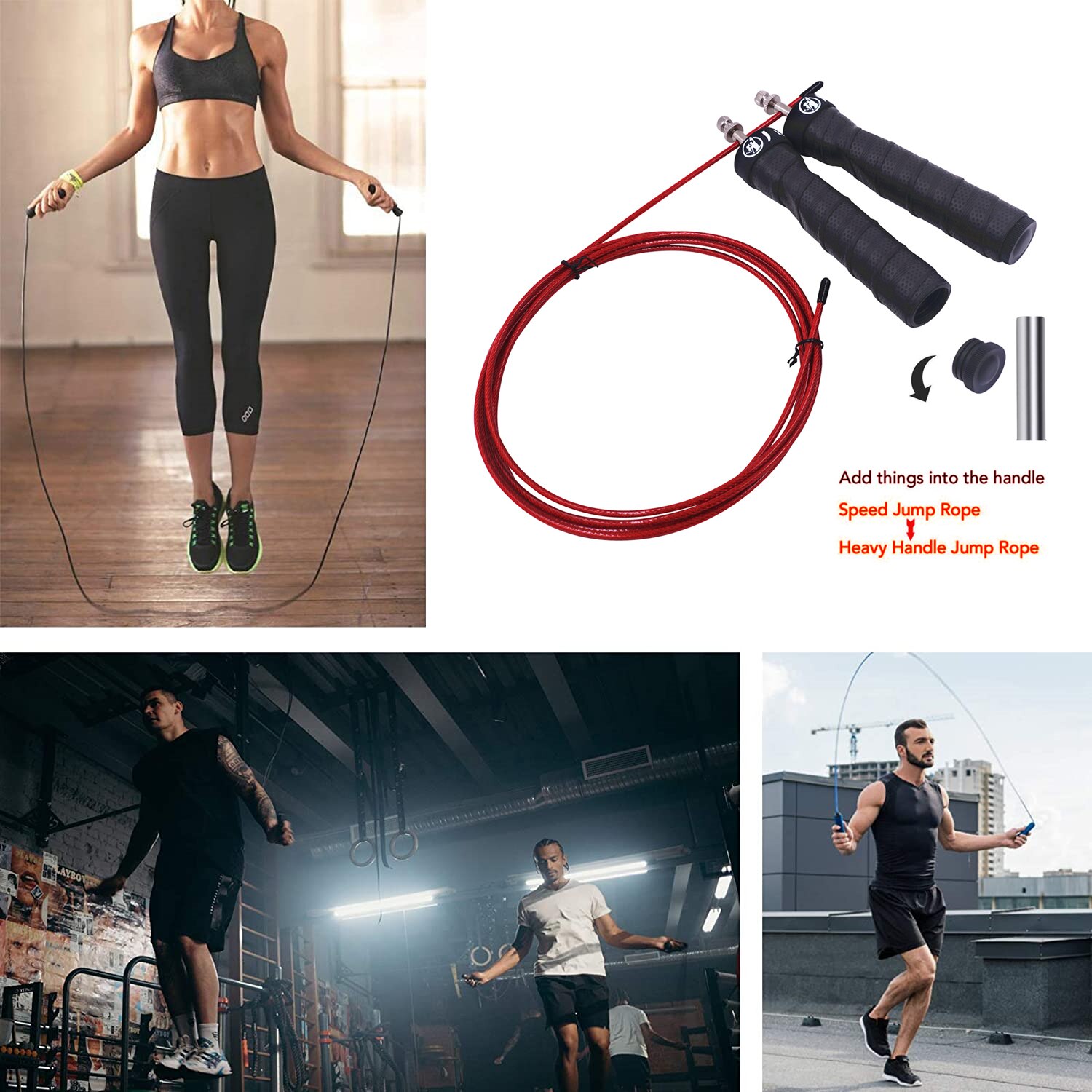 Geschwindigkeit Springseil Crossfit skakanka Springseil Für MMA Boxen Springen Ausbildung Verlieren Gewicht Fitness Heimat Fitnessstudio trainieren Ausrügestochen