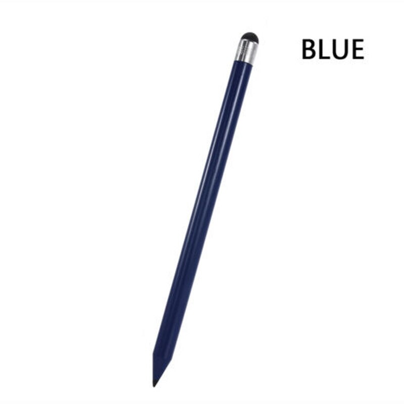 Runde Kopf Dünne Spitze Doppel Zweck berühren Kuli Stift berühren Kuli 16,5 cm für Kapazitive Bildschirm widerständig Bildschirm für IPad für IPhone: Blau