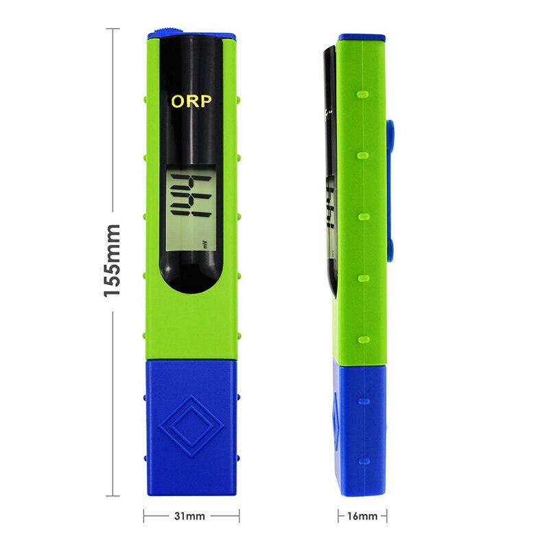 Orp Redox Meter Tester -1999 ~ 1999Mv, 1-Punts Kalibratie, Oxidatie Reductie Potentieel