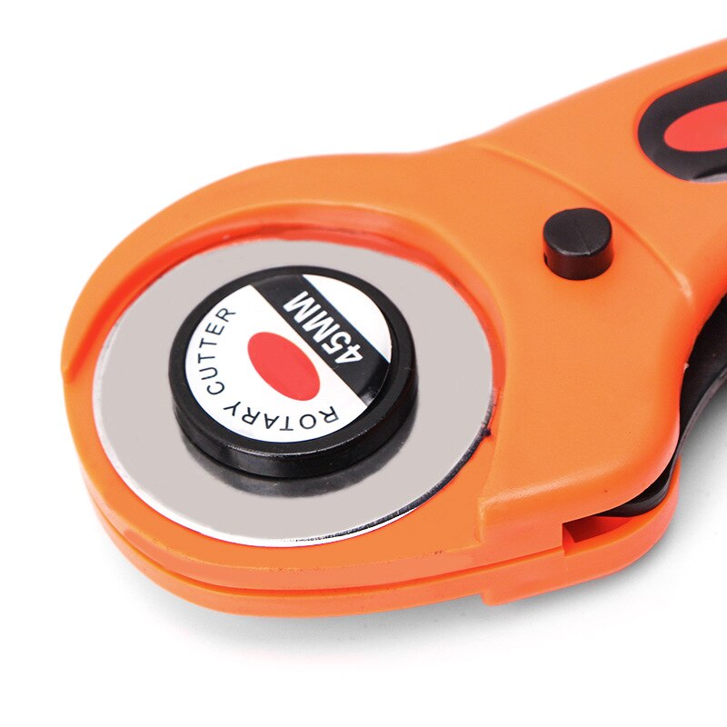 Leather Craft 45mm Rotary Cutter Leather Cutting Tool Fabric Cutter Circular Blade DIY Patchwork Sewing Quilting Fit Olfa Cut
