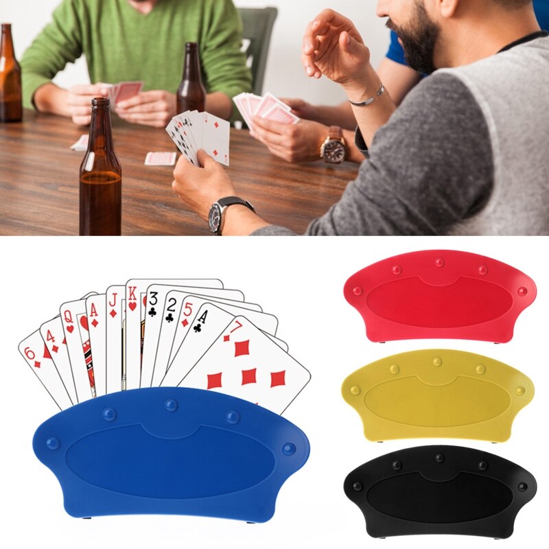 Håndfri spillkortholder brettspill pokersete lat poker utgangspunkt parti spill