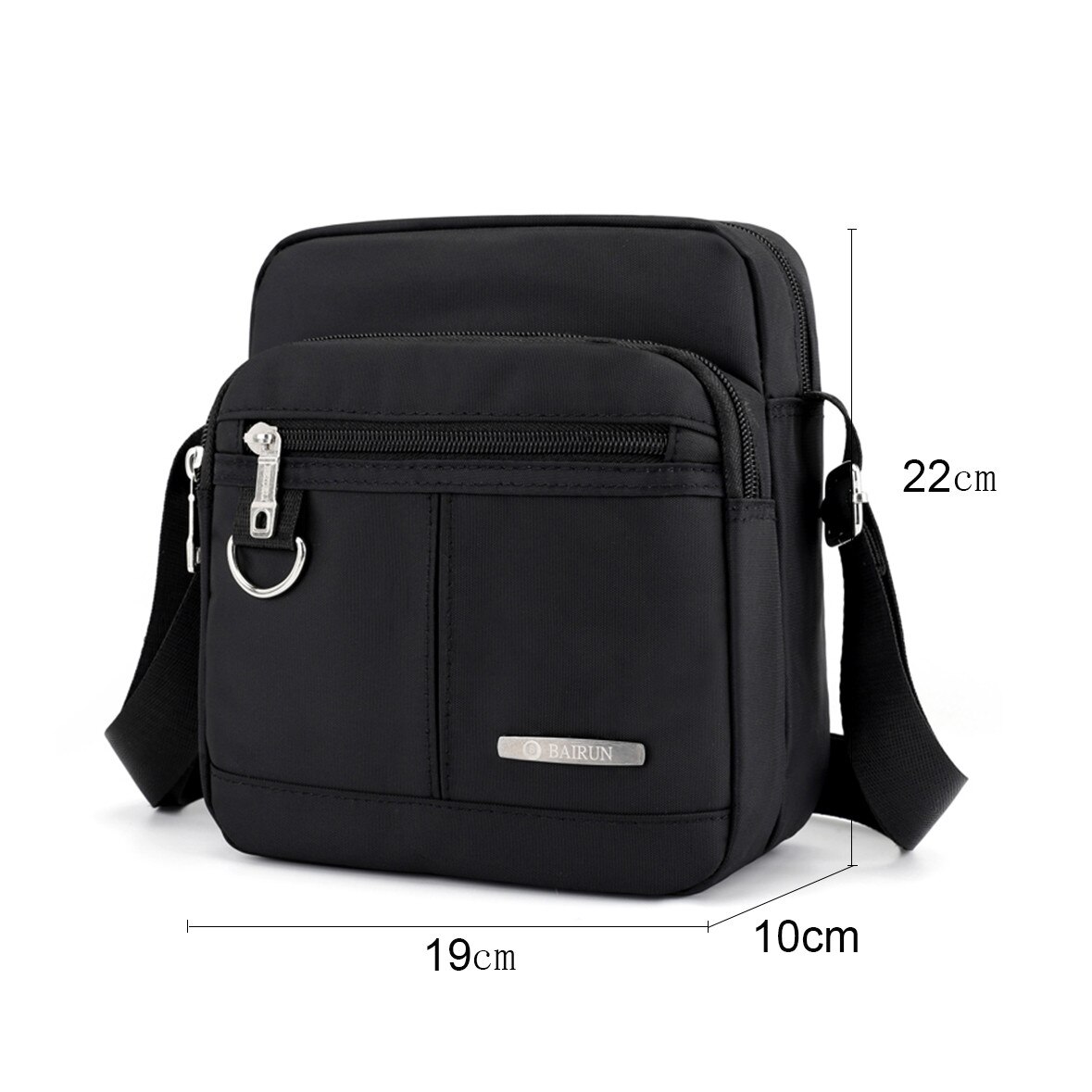 Borsa unisex ottavino Suqare lembo Borsa A Tracolla Solido Grande borsa da Viaggio Capienza della Tela di Canapa Borse Messager casuale Tote Della Chiusura Lampo Borse A Mano Della Borsa
