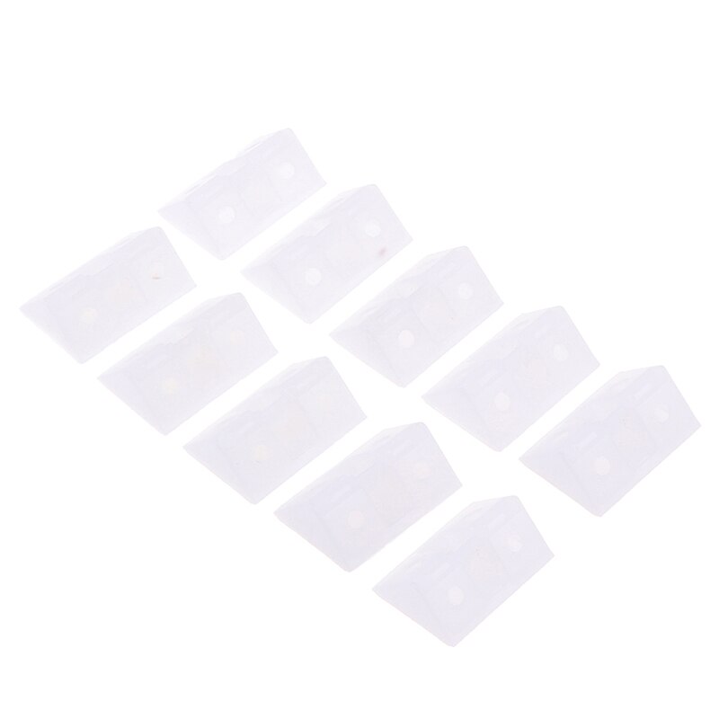 10 pezzi mobili angolari ispessiti in plastica, angolo retto di 90 gradi, accessori per mobili in compensato codice angolare: 1