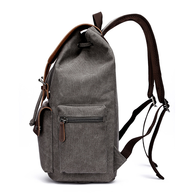 herenrugzak Vintage canvas rugzak Schooltas Heren reistassen Grote capaciteit rugzak Laptop rugzak tas