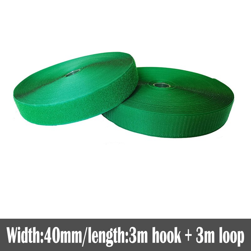 40mm Width no adhesive fastener tape stick clothing tape sewing accessories hook loop sticker strip strap stick 3 meters: Color 07