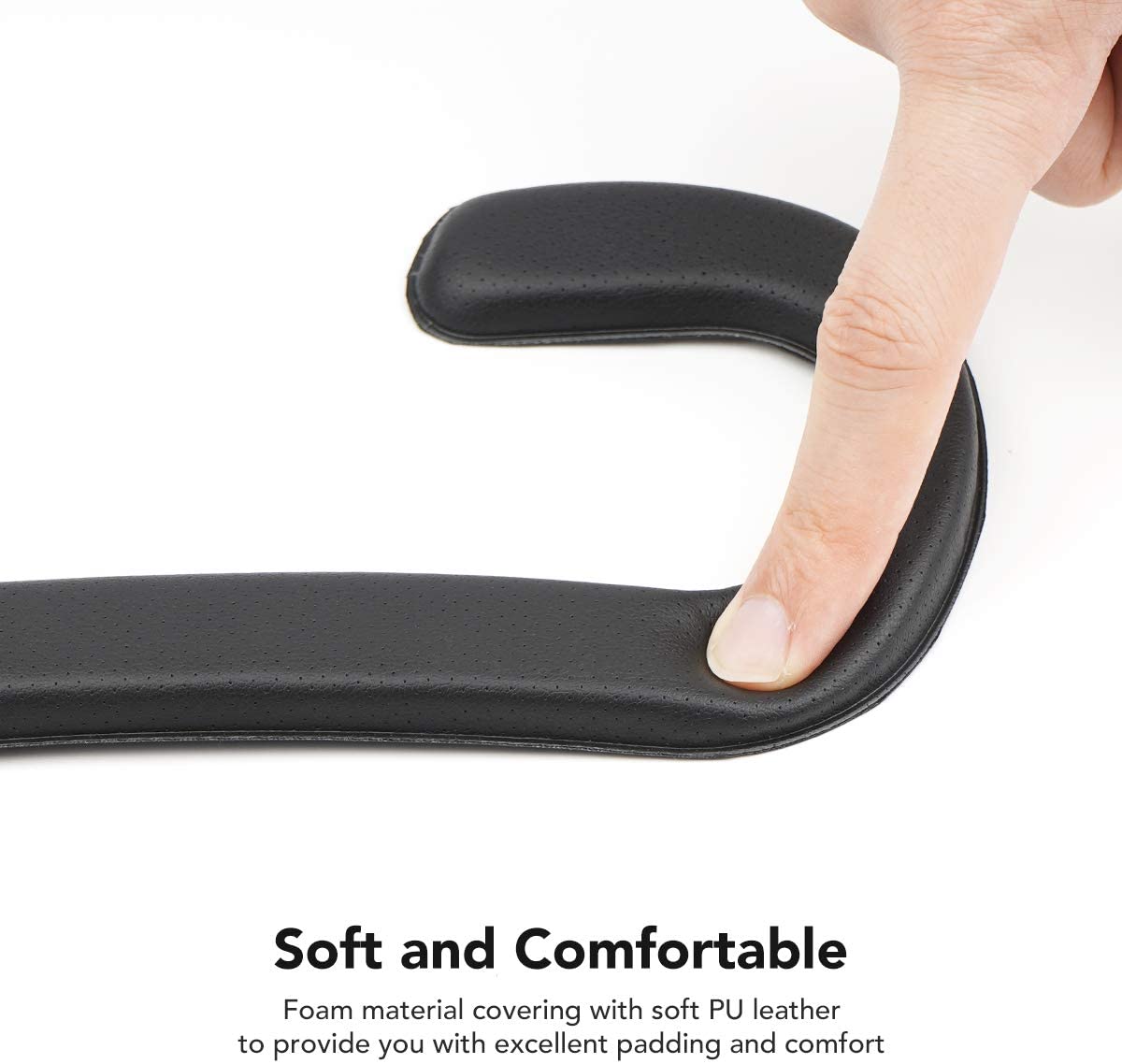 KIWI VR Face Cover Cushion Replacement(8mm/12mm) For Face Pad Only Usable for Oculus Quest 1 PU Leather Facial Interface