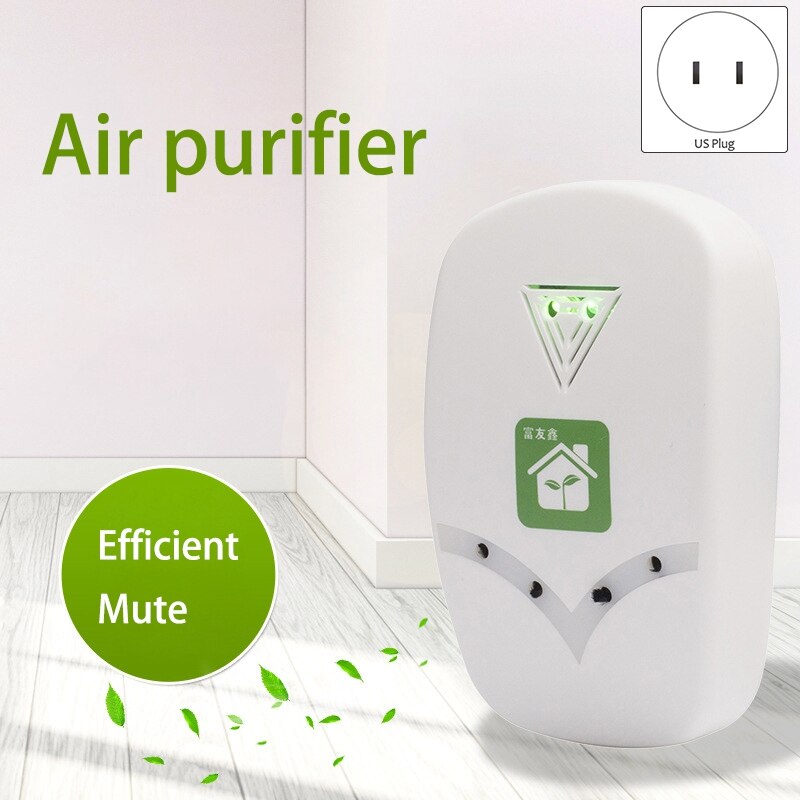 32 Million Negative Ion Generator Mini Portable Plug-In Air Purifier For Bedroom Kitchen Bathroom Office