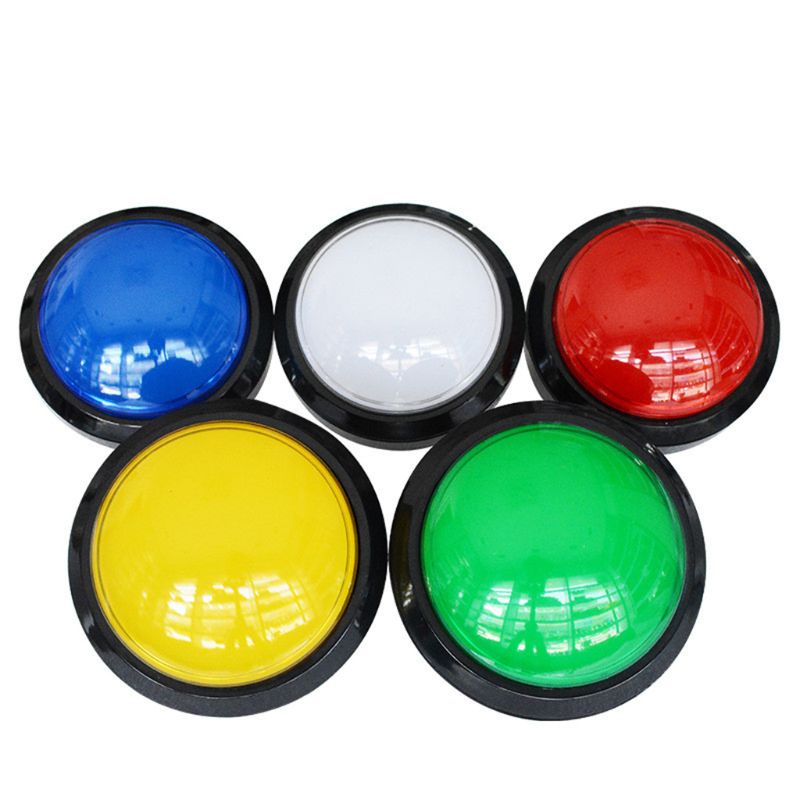 100mm Big Round Push Button LED with Microswitch for DIY Arcade Game Machine