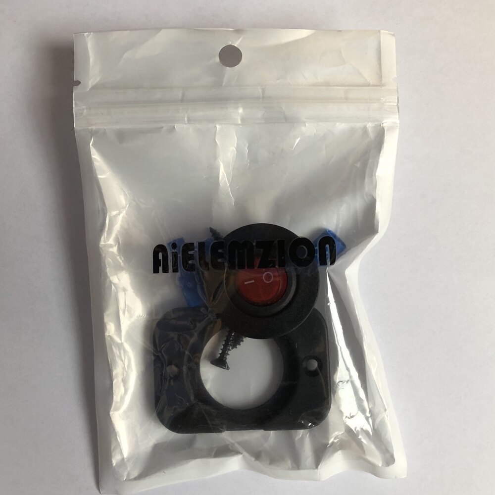 Car Truck Rocker Toggle LED Switch Red Light On-off 20A Round Rocker Switch Car Dash Dashboard BoatTruck RV Boat ATV Home