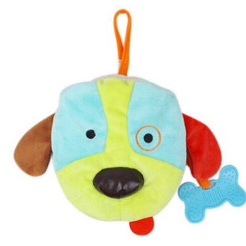 A Forma di animale Burattino di Mano Del bambino \'s Libro di Panno Giocattoli Madre e Del bambino Interattivo comfort Giocattolo Apprendimento Precoce Del bambino Sonagli