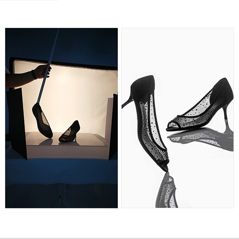 A3/A4 Thickened Double-Sided Foldable Cardboard White Black Silver Gold Reflector Absorb Light Thick Reflective Paper for Glass