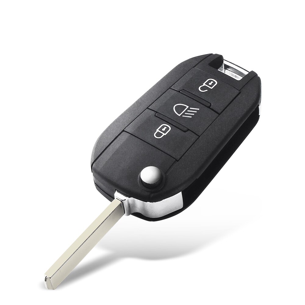Keyyou til peugeot 208 301 308 5008 508 citroen  c4l hella flush  hu83/va2 uncut blade fjernbetjeningsnøgle skal: Model 3 va2