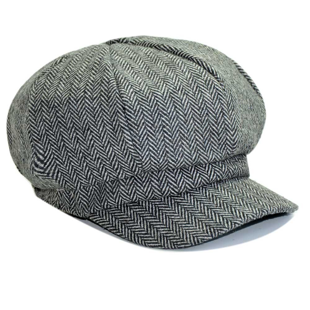 Gorros clásicos de Otoño Invierno para mujer, boina cálida para niñas, sombrero Octagonal para chicas,