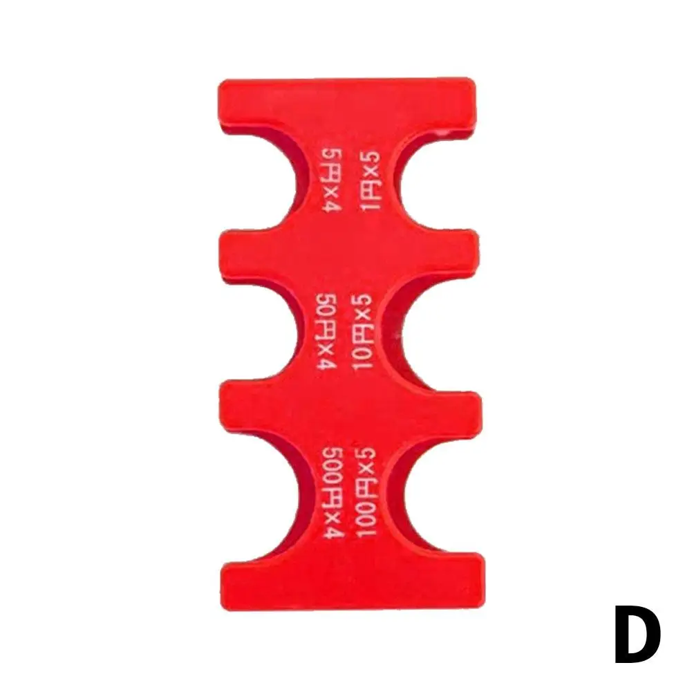 Coin Dispenser Coin Collection Purse Wallet Organizer Holder For Car Coin Changer Holder Portable Euro Coin Holder Storage C1Y0: Red