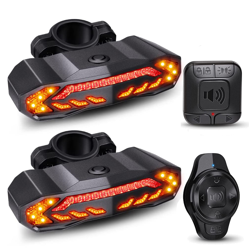 Hollarm Bicycle Alarm Anti-theft Waterproof Electric Bike Car Vehicle Security Alarm Sensitive Remind Vibration Motorcycle Alarm: Orange