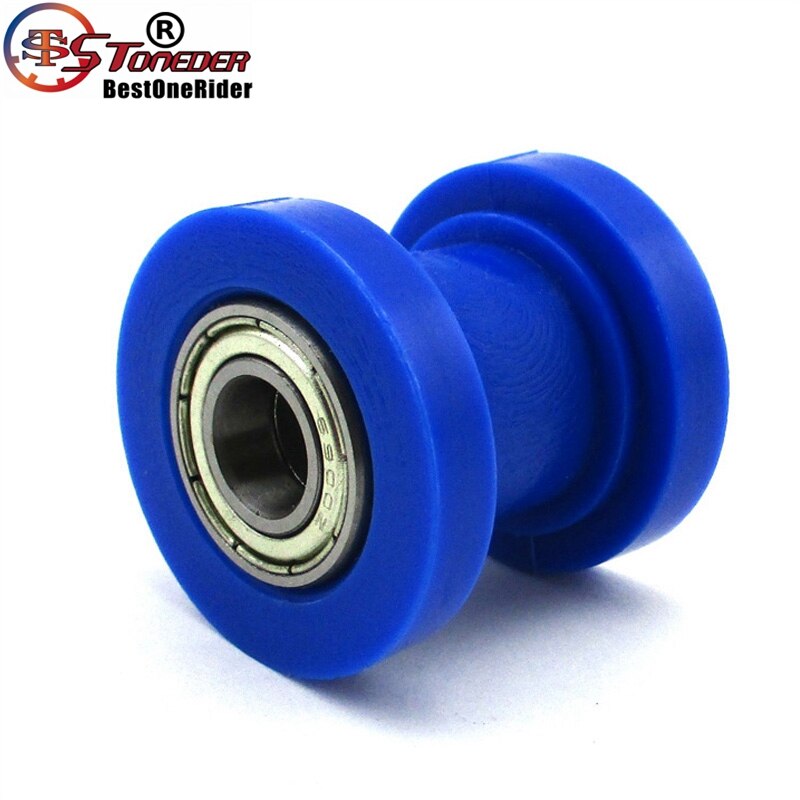 Stoneder 5X10 Mm Blue Rubber Ketting Roller Voor 50cc-250cc Ssr Ycf Imr Apollo Kayo Braaap Piranha dhz Gpx Dirt Bike Motorcycle