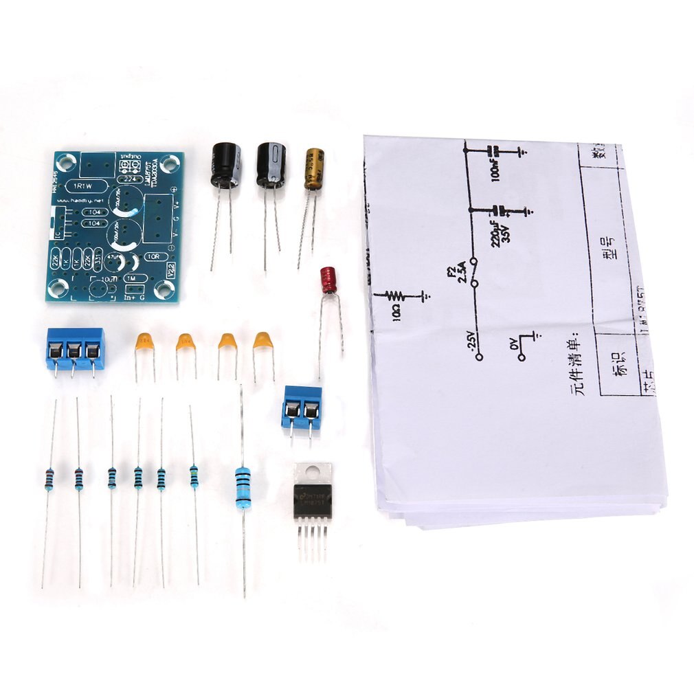 LM1875T Super Mini Mono Kanal Stereo Audio- Verstärker Gremium Modul DIY Anzug Elektronische DIY Bausatz Zu Verstärken Modul PCB, Der