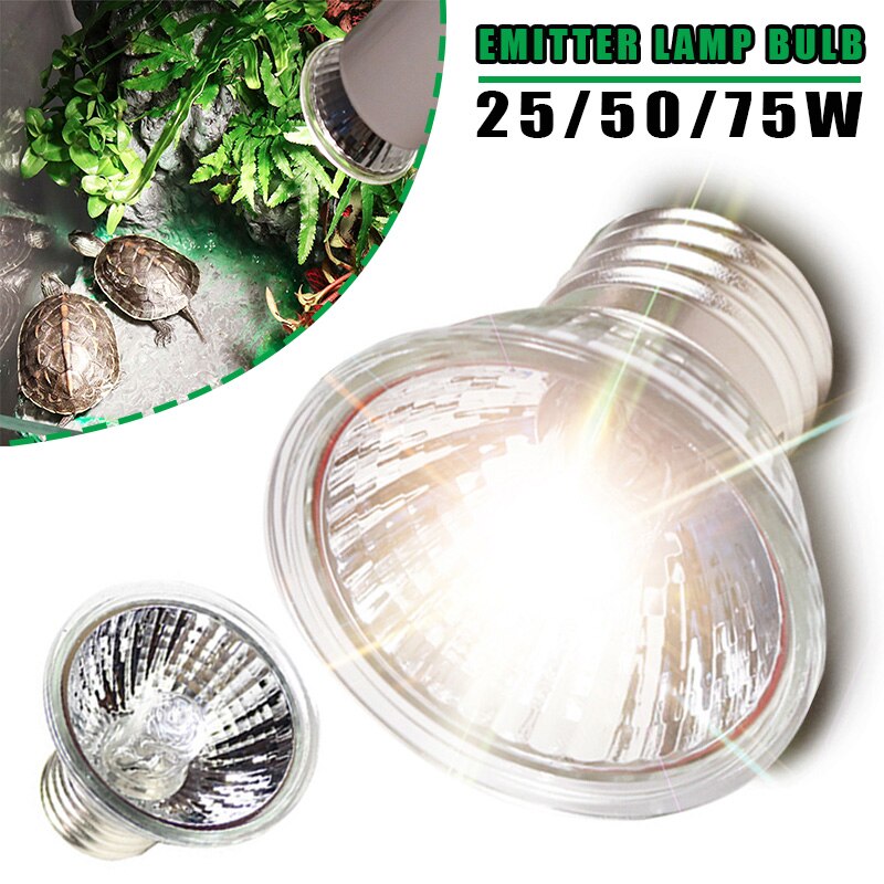 Haustier Heizung Lampe Eidechse Schildkröte Spinne Reptilien Kasten Heizung Wärmer Wärme Lampe Grübler 25W/50W/75W