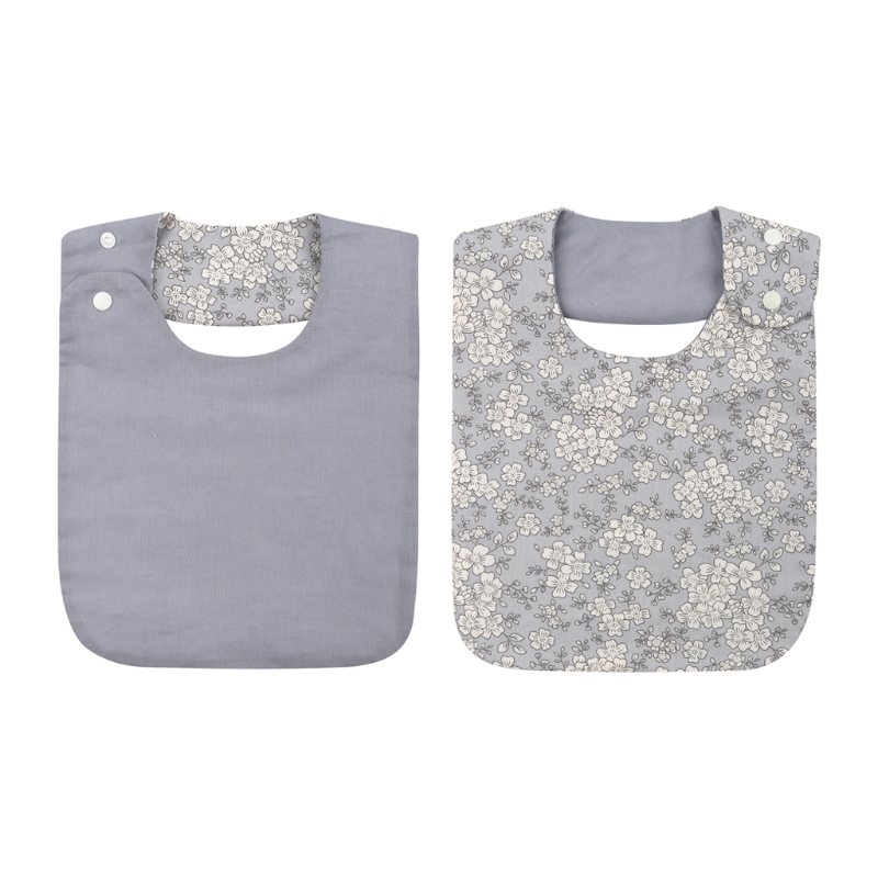 Asciugamano Saliva in cotone con bavaglino impermeabile per bambina: H458