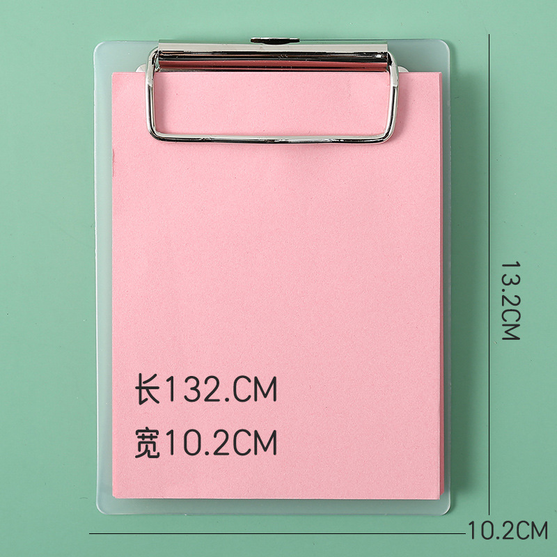 50sheets Mini Clipboard Notepads Sticky Note Multi-function Folder Board with Memo Pad for School Stationery Office Supplies: Dark Khaki