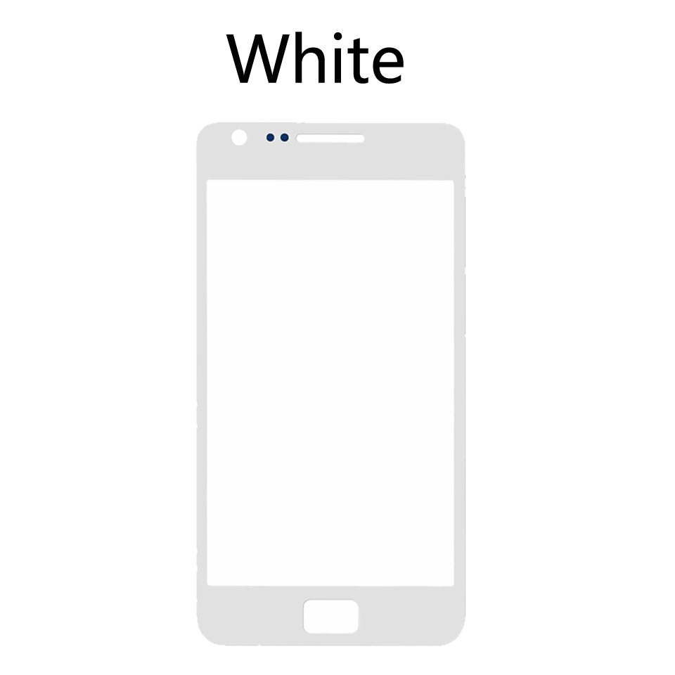 i9100 Touchscreen For Samsung Galaxy S II S2 i9100 i9100p GT-i9100 GT-i9100p LCD Front Outer Glass Touch Screen Lens Replacement: White-No tool