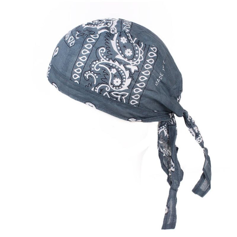 Cycling Bandana Skull Cap Beanie Lightweight Adjustable Cotton Biker Hat Hood Headband,: SH