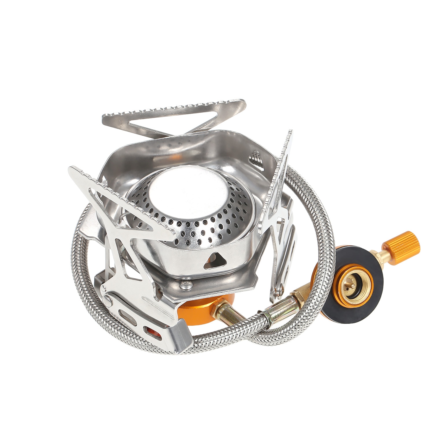 Outdoor Gas Stove Camping Folding Gas Burner Hiking Portable Folding Split Stove Camping Gas Stove for Cooking Hiking