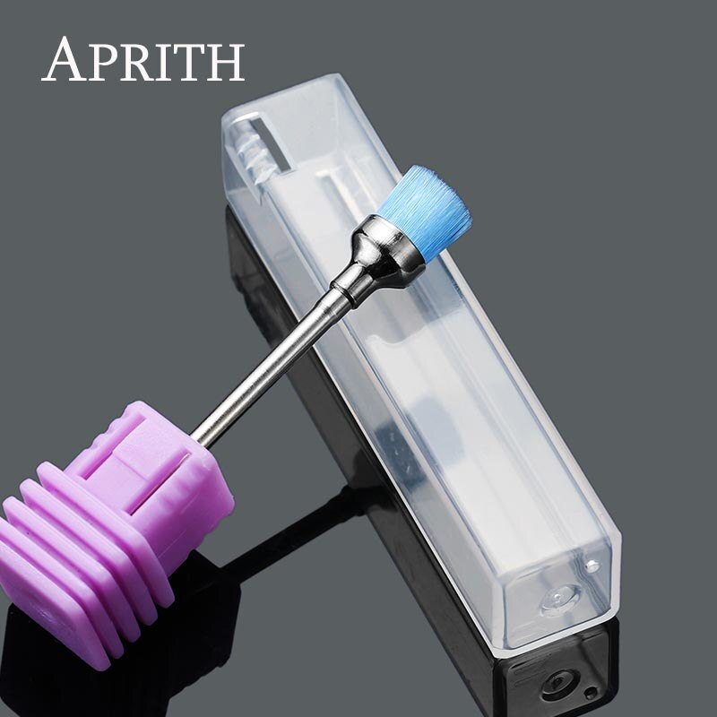 APRITH, 1 pieza, brocha para pulir uñas, torno eléctrico para manicura, accesorios, herramienta artística para uñas