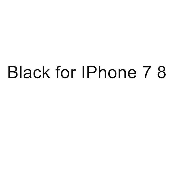4 in 1 telefon beskyttelsessæt til iphone  x 7 8 plus iphone 7 iphone 8 iphonex touch id hjem knap klistermærke &amp; støvprop linsebeskytter: Sort til iphone 7 8