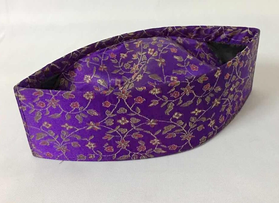Print Bloem Patroon Mannen Moslim Cap Tulband Islamitische Hoed Maat, 56,58,59,60