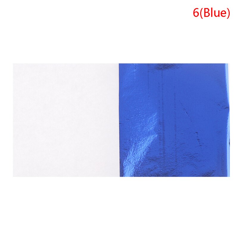 100 ark folie blad papper imitation guld silver koppar blad förgyllning hantverk diy: A6