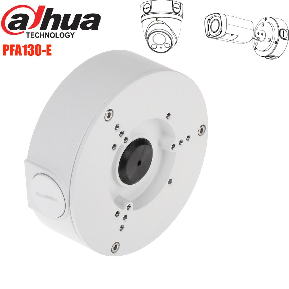 Dahua PFA130-E fixer IPC-HDW2431TM-AS-S2 IPC-HDW2831T-AS-S2 IPC-HFW3249T1-AS-PV Boîte étanche à L'eau En Aluminium IP66 boîte de jonction support