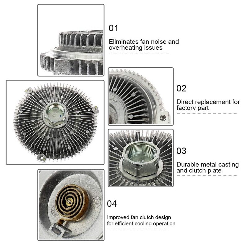 Embrayage de ventilateur de refroidissement moteur 1192000222 pour mercedes-benz E430 4.3L V8 97-03
