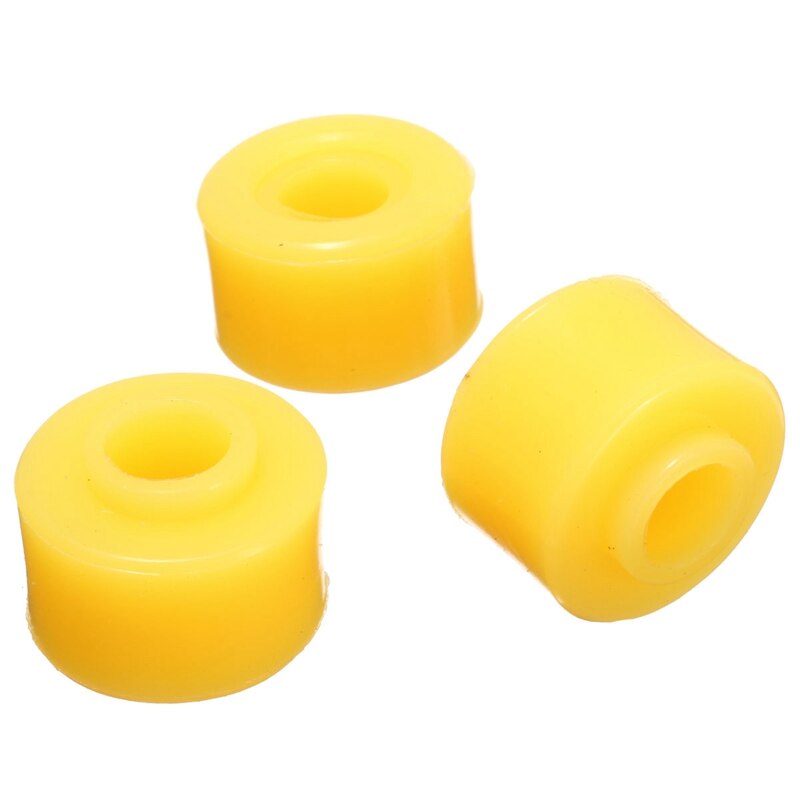 10Pcs Automobile Shock Absorber Bush 10mm Inner Dia Yellow Rubber Shock Absorber Bushings Part for Auto Car Accessories Sets