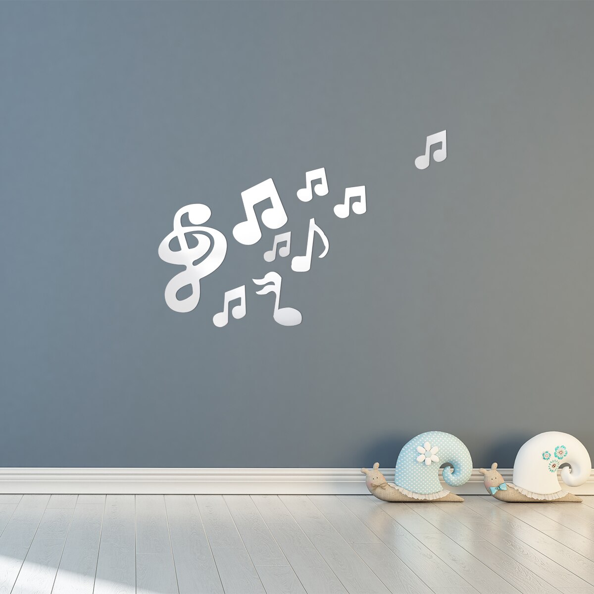 Silver DIY Acrylic Mirror Wall Stickers Love Hearts For Living Room Bedroom Home Decals DIY Acrylic Decoration Wall Stickers: J3882