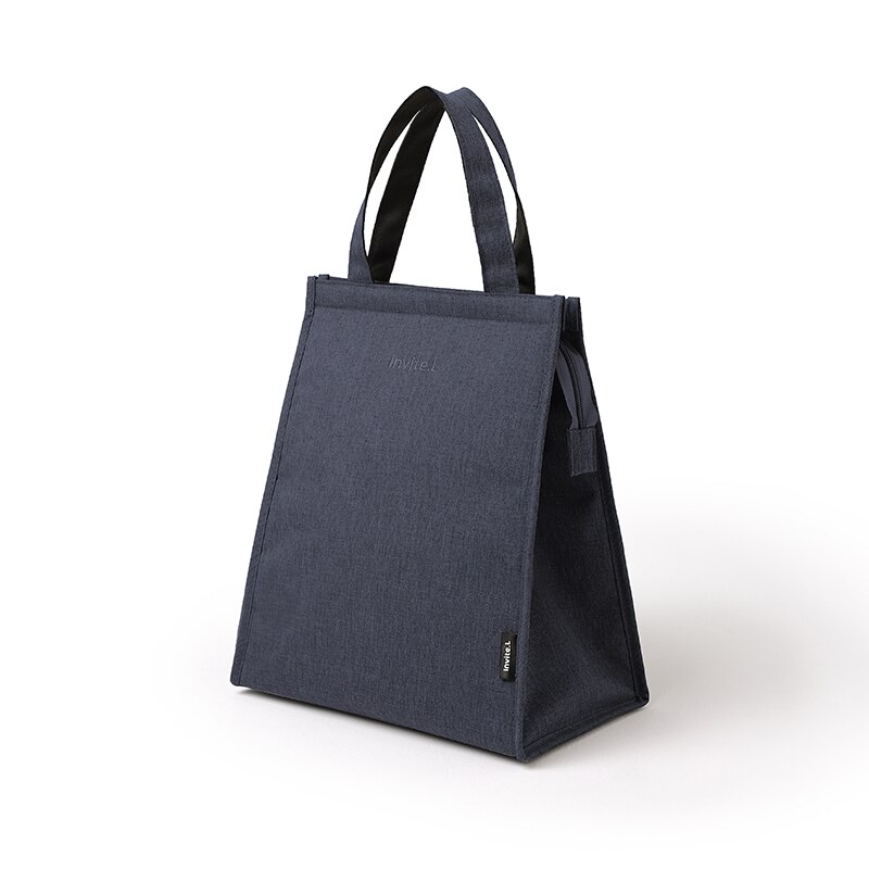 tragbare Isolierte Mittagessen Box Tote Isoliert Tasche Tote Picknick Tasche Mittagessen Tasche Abendessen Behälter Schule Eis Pack Lagerung tasche: Navy / Medium