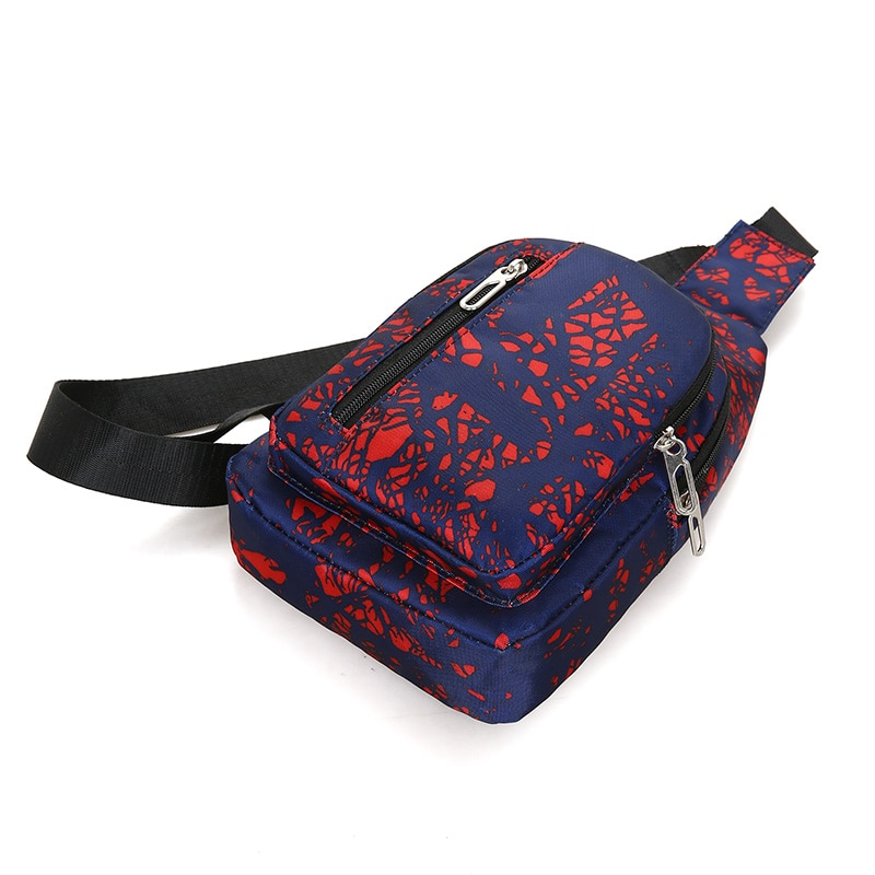 Waterproof Nylon Sling Chest Bag Back Travel Climb Cross Body Messenger Shoulder Pack Chest Bags Men Women Couple Bags